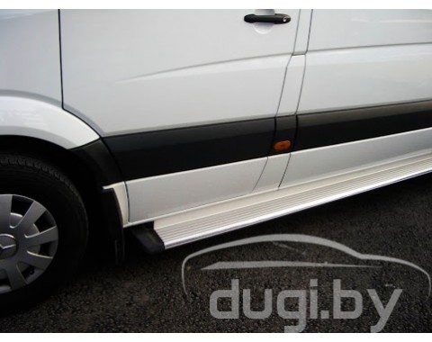 Защита порогов подножки TWIST для Volkswagen Crafter короткая база